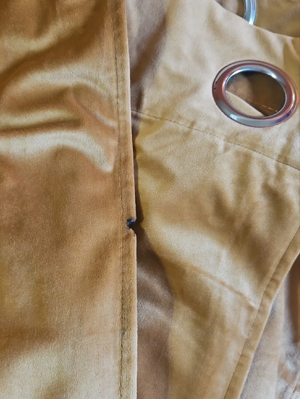 Gold Velvet Blackout Curtains